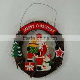 Christmas Wooden Wreath Decoration JA02-11997A thumbnail-1