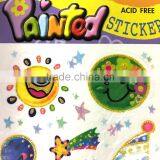 3D Painted Sticker, Vivid Painted Sticker, Sky Sticker, Acid Free Painted Sticker thumbnail-2