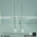 10ml Small Flat Bottom Test Tube With Black Plastic Screw Cap thumbnail-2