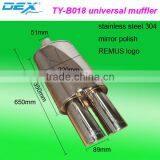 Racing Car Tuning Sport REMUS Logo Universal Muffler Tips thumbnail-3