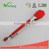 WCJ625 Premium Comfort Stainless Steel Locking Oblong Food Tong With Silicone Heads, Good Grip thumbnail-1
