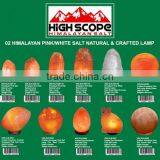 HIMALAYAN PINK/WHITE CRYSTAL ROCK SALT LAMPS GROUP PICTURE thumbnail-1