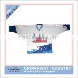 usa custom hockey jersey made of 100% polyester