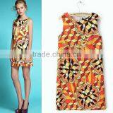 HD-D222 Elegant Ladies Dress/OEM Woman Chiffon Dress/OL Dress thumbnail-1