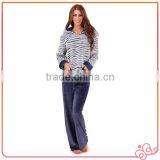 Winter Womens Fleece Lounge Pants+ Pullover Ladies Pyjama Set thumbnail-1