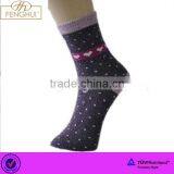 Yiwu Fengheng Women Jacquard Stripe Wool Socks 2015 Hot Sall thumbnail-1