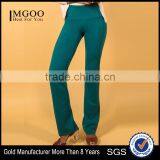 Straight Green Leggings Yoga Pants 88% Polyester 12% Spandex Quick Dry Moisture Wick Sportswear thumbnail-1
