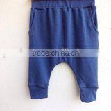 New Design Baby Boy Cotton Leggings Baby Plain Grey Kids Harem Pants Wholesale thumbnail-3