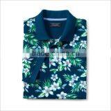 All Over Printing Polyester Polo Shirt Customized Full Printed Mens Polo Tee Shirt Two Buttons Polo Shirt thumbnail-2