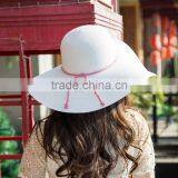 Zm40598b New Women Beach Hat Lady Cap Wide Brim Summer Sun Straw Hat thumbnail-3