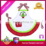 New Lovely Kids Ruffle Printing Baby Apron thumbnail-1