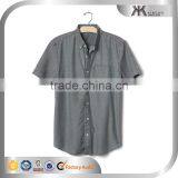 High Quality Wholesale Casual Short Sleeve Chambray Mens Dri Fit Shirts thumbnail-1