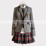 Juqian Wholesale China Factory Price Fashionable Korean High School Uniform Blazer Suits Jacket thumbnail-5