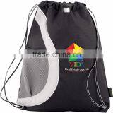 Ecosmart Arches Recycled Cinch Backpack. Features a Main Compartment With a Cinch Top and Comes With Your Logo. thumbnail-3