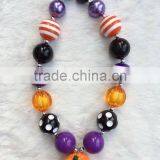 2014 New Halloween Bubblegum Necklace Chunky Necklace Pumpkin thumbnail-4