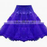 26" RNavy Blue Retro Underskirt 50s Swing Vintage Petticoat Rockabilly Tutu Fancy Net Skirt thumbnail-1