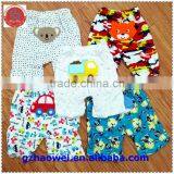 Cute Patterns Embroidered Short Baby PP Pants thumbnail-3