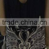 Low Price Blue Color 65% Polyester 35% Cotton Designer One Piece Party Fashion Lady Dress thumbnail-2