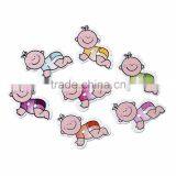 Lovely Mixed Two Holes Baby Shower Decoration Wood Sewing Scrapbooking Button thumbnail-1