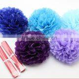 Best Fashion Colour Tissue Pom Poms for Parties thumbnail-4