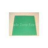 Green / Blue Colored Tempered Glass Low Iron For Kitchen Cabinet With CE & ISO , Double Painted