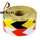 High Quality Arrow Adhesive Reflective Tape For Truck / Vehicles in 50mm*25m thumbnail-2