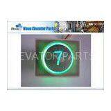 Green Elevator Control System , AC12V / AC24V Elevator Electric Switch With Braille thumbnail-1