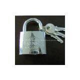NEW CHROME PLATED IRON PADLOCK thumbnail-1