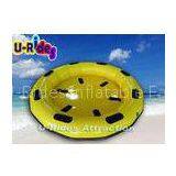 2.5M Round Yellow Family Inflatable River Rafts , 4 / 6 Person Inflatable Party Rafts thumbnail-1