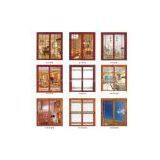 Sliding Doors-Sapele,Red Wood/Aluminium Doors/Aluminium Profiles