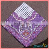 Gentleman Twill Silk Printed Fancy Handkerchief thumbnail-1
