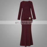Red Rock Modern Kurung Long Sleeve Baju Kurung Muslimah for Pregnant Woman thumbnail-2