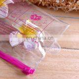 China Manufacture Wholesale Fashional Pvc Zip Lock Bag Clear Pvc Pouch With Customized Printing thumbnail-3