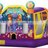 C4 Combo, Inflatable Bouncer With Slide, Commercial Inflatable Combo C4008 thumbnail-1