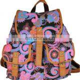 Wholesale Unisex Canvas Sports Travelling Backpack Bag thumbnail-4