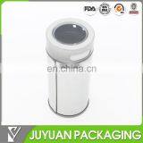 Small Metal Round Tin Box With PVC Window for Packing