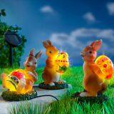 Resin Solar Lamp Garden Decoration Broccoli/Potatoes/Lettuce Resin Crafts Garden Decoration Mouth thumbnail-4