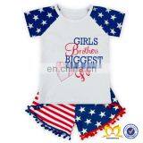 USA Star 4th of July Outfit Children Patriotic Clothing 2019 Summer Boys Boutique Clothing thumbnail-4