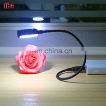 4 Led Lights And Flexible Gooseneck - Switch On Head Usb Led Lamp