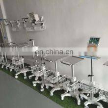 High Quality Stainless Steel and Aluminum Medical Instrument Electrocardiograph ECG Machine Trolley for Hospital thumbnail-5