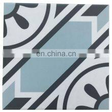 20x 20 Голубые 3D геометрические керамические плитки для внутренних полов и наружных стен, напечатанные методом струйной печати