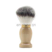 Wholesale Men Grooming Shave Shaving Brush Synthetic Hair Wooden Handle Shaving Brush Barber Brush Knots thumbnail-1