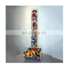 Acrylic Boots Large Candy Dispenser With Acrylic Tube