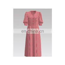 Cheap New Product Fashion Design Comfortable Check Seersucker Fabric thumbnail-1