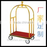 Stainless Steel Luggage Cart and Hotel Luggage Barrow