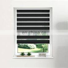 Cordless Indoor Horizontal Zebra Blinds Manual Blackout Zebra Shades thumbnail-4