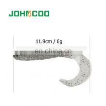 JOHNCOO 12cm 6g Large Soft Fish 4pcs Realistic Plastic Fish Pike Soft Fish Lure thumbnail-5