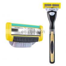 8 Cartridges Male Razor Blades 4 Blades Sharp System Razor New Design Stainless Blade No Disposable Blister Package GF-0540 thumbnail-5