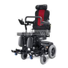 FS129 Knee Support Aluminum Luxury Power Standing Electric Wheelchair for Disabled People thumbnail-4