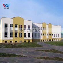 China Factories Long Span Prefabricated Steel Structures Industrial Prefab Metal School Building